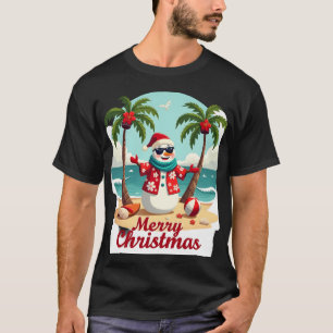 Camiseta Boneco de neve de Natal (3)