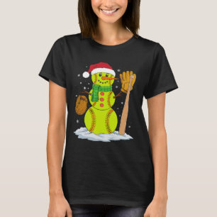 Camiseta Boneco de Neve de Natal Jarro Macio Meninos Adoles