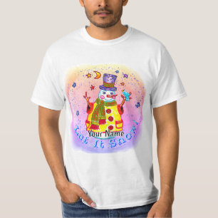 Camiseta Boneco de Neve Estrela