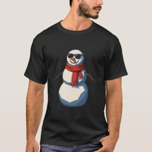 Camiseta Boneco de Neve Legal com Óculos de Sol - Natal Div