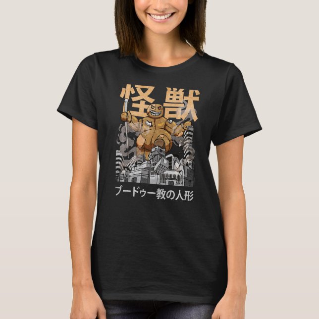 Camiseta Boneco Voodoo Kaiju Monstro Japonês (Frente)