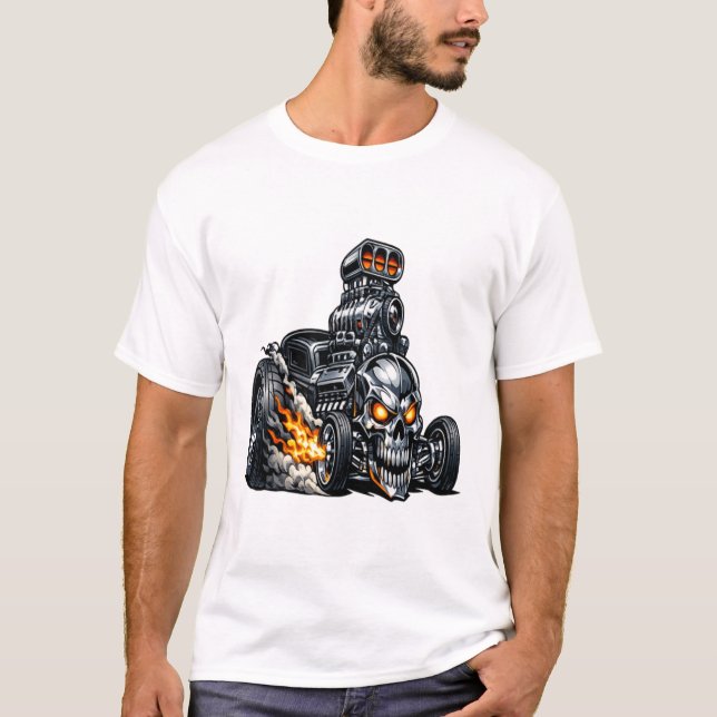 Camiseta Bonecrusher Hot Rod (Frente)