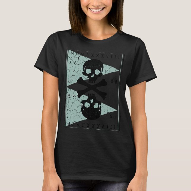 Camiseta Bones and Skulls Pirate (Frente)