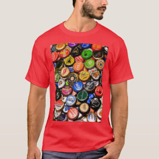 Camiseta Bonés de garrafa de cerveja