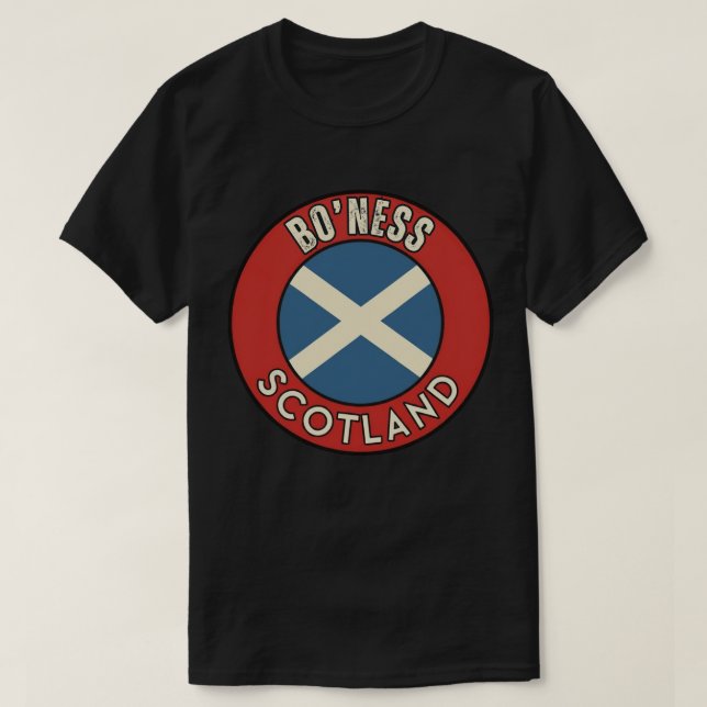 Camiseta Bo'ness, Escócia (Frente do Design)