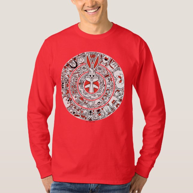 Camiseta BONEY TUNES™ Anéis Arte do Pordão (Frente)