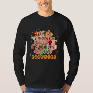 Camiseta Bonfire S'mores Flannels Sweater Velas Perfumadas
