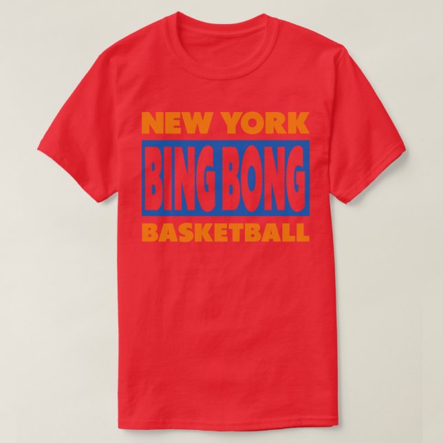 Camiseta Bong Bong - Basquete New York Bing (Frente do Design)