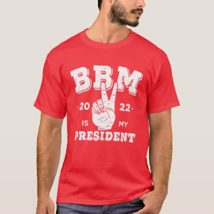 Camiseta Bong Bong Marcos Presidente BBM 2022 Peace Red