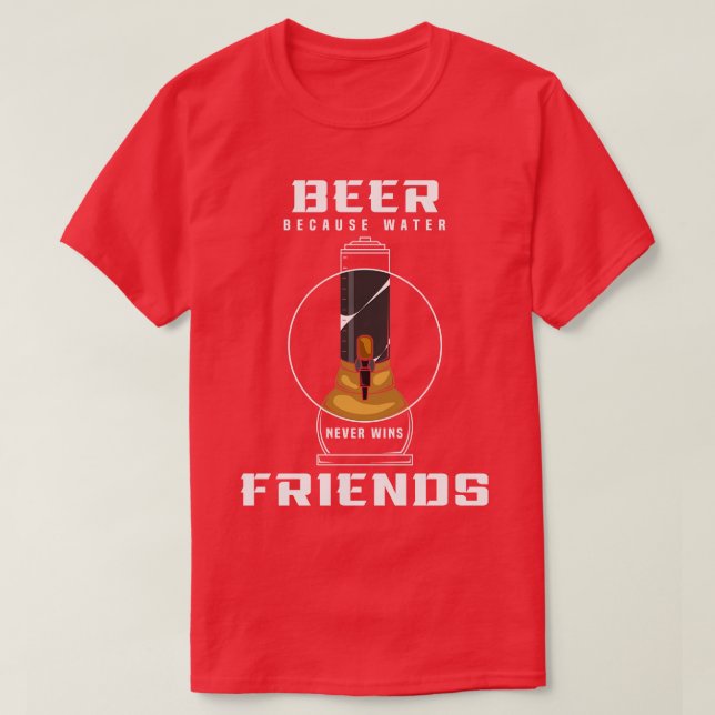 Camiseta Bong de cerveja com pressão (Frente do Design)