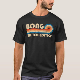 Camiseta BONG Surname Retro Vintage 80s 90s Aniversário Reu