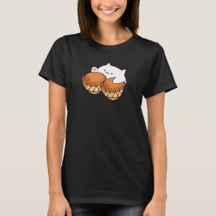 Camiseta Bongo Cat mercadoria Gato fofo meme 1