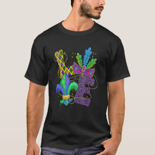 Camiseta Bonita Ama Mardi Grass Garotas Garotas Mardi Gras