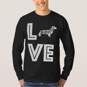 Camiseta Bonita Amp Funny Dachshund Dog Pet Lover Gift G002