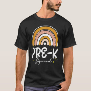 Camiseta Bonita Apreciação Admin do Esquadrão Pré K De Volt