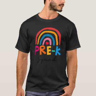 Camiseta Bonita Apreciação Admin do Esquadrão Pré K De Volt