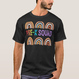 Camiseta Bonita Apreciação Admin do Esquadrão Pré K De Volt