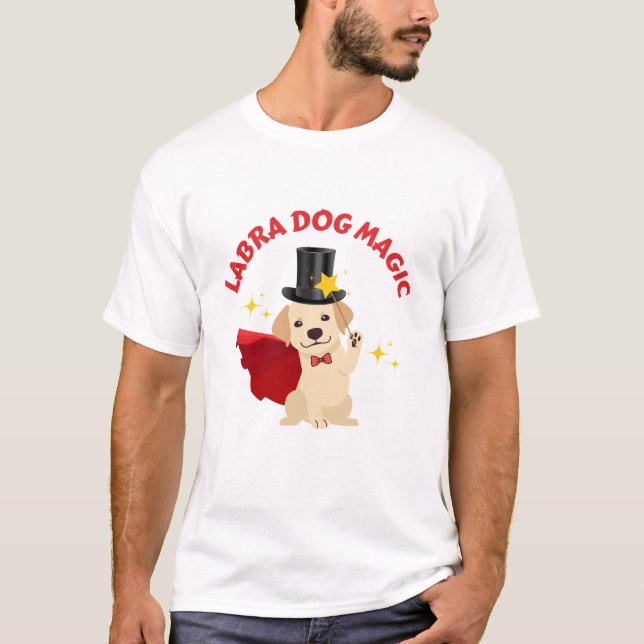 Camiseta Bonita Arte Mágica Puppy (Frente)
