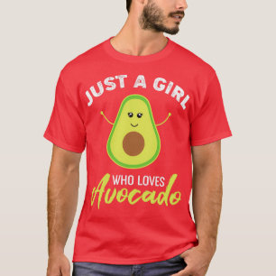 Camiseta Bonita Avocado É Uma Menina Que Ama Avocado Avocad