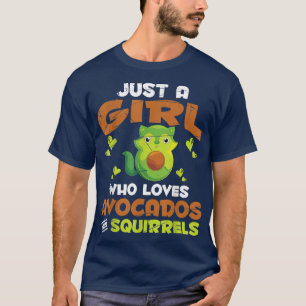 Camiseta Bonita Avocado Floresta Amante de os animais Rapar