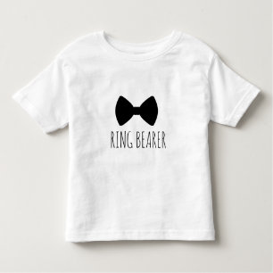 Camiseta Bonita Bearer Toddler para Casamentos