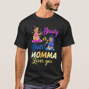Camiseta Bonita Beleza Ou Batida Que Mamãe Te Ama - Revoluç
