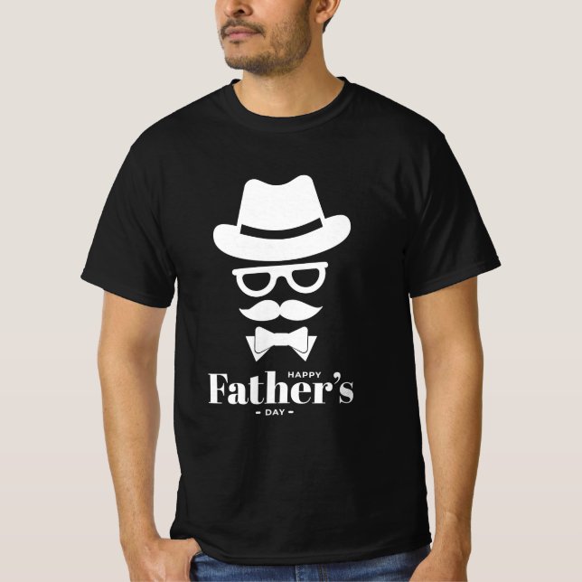 Camiseta Bonita Cara de Cavalo com Chapéu, Vidro, bigode (Frente)