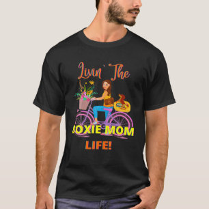 CAMISETA BONITA CASUAL DACHSHUND VIVIN O DOXIE MOM LI