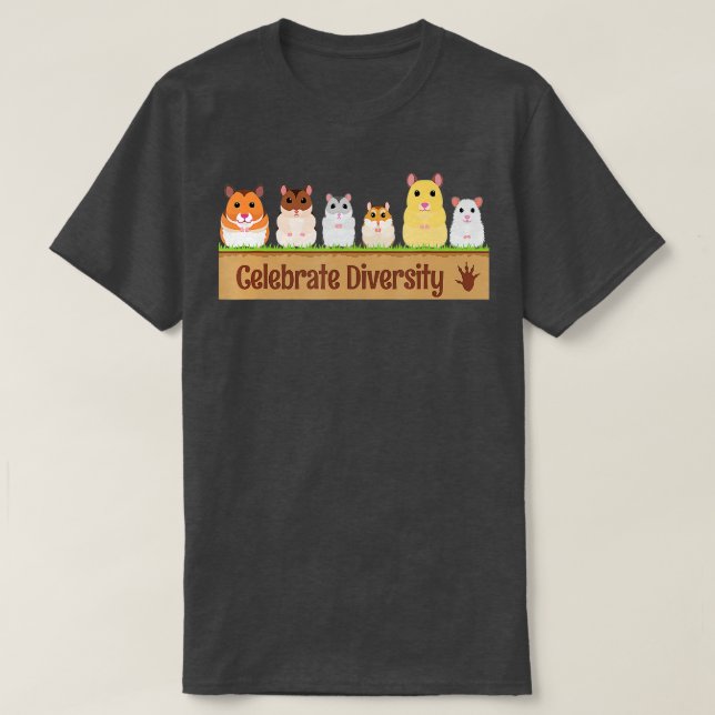 Camiseta Bonita celebra os proprietários de animais de esti (Frente do Design)