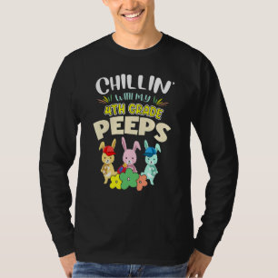 Camiseta Bonita Chillinu2019 Com Meus Bunnies Do 4º Ano Fel