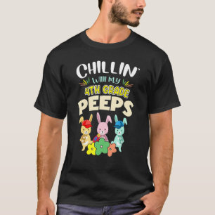 Camiseta Bonita Chillinu2019 Com Meus Bunnies Do 4º Ano Fel