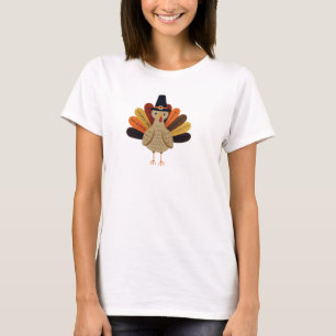 Camiseta Bonita, clássica/vintage Ação de Graças Turquia
