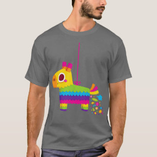 Camiseta Bonita Coloração Pinata Donkey Poot Candies Engraç