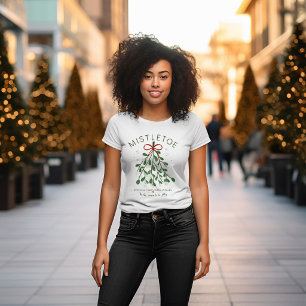 Camiseta Bonita com Beijos de Visco e Desejos de N
