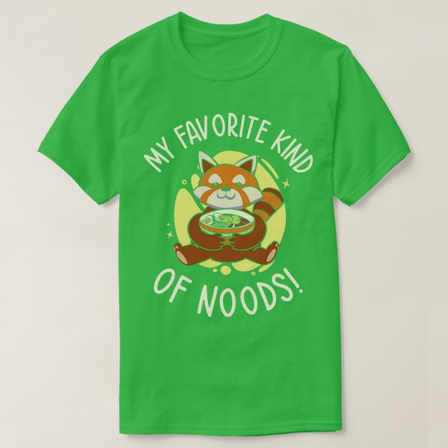 Camiseta Bonita Comida Japonesa Comendo Ramen Noodle (Frente do Design)