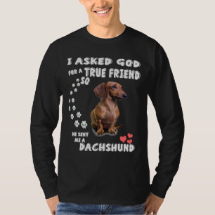 Camiseta Bonita Dachshund Doxie Girl Dachshund Mãe