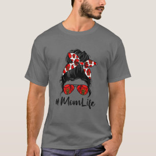 Camiseta Bonita Dia de as mães Mensageira Boxando Mãe Mamãe