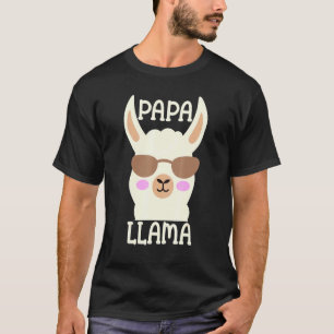 Camiseta Bonita Do Dia Dos Pais Para Papa Llama Fa