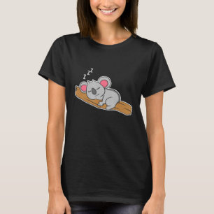 Camiseta Bonita Dormindo Koala Urso Engraçado Koala Bear