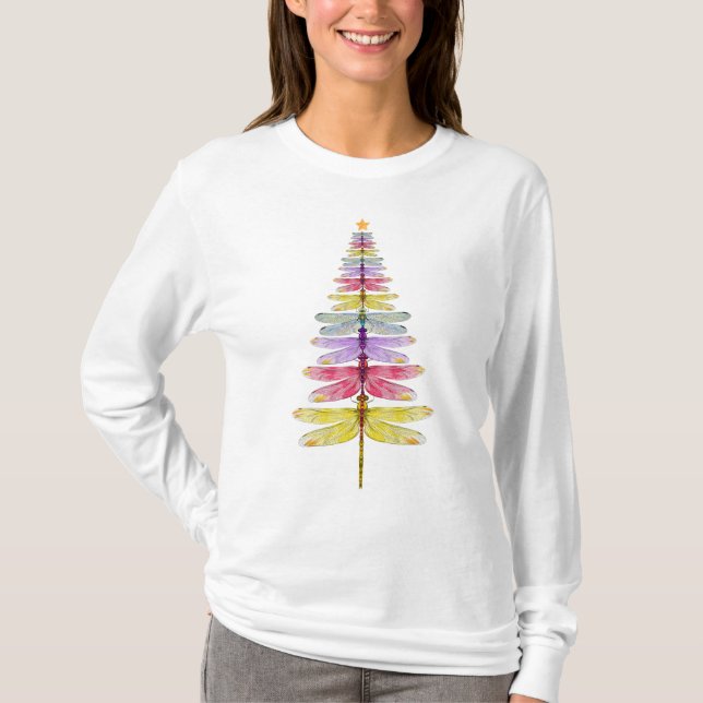 Camiseta Bonita Dragonfly Christmas Sweater (Frente)