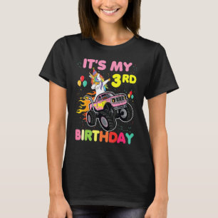Camiseta Bonita é a minha aniversário de 3 anos sou três mo