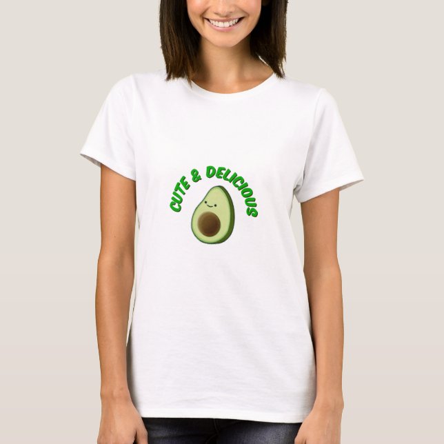 Camiseta Bonita E Deliciosa Avocado (Frente)