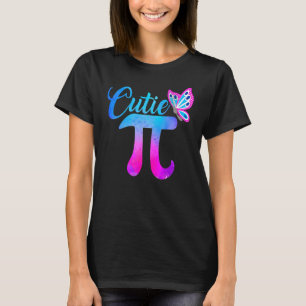 Camiseta Bonita e Engraçada Borboleta de Pie Math Pi Adoráv