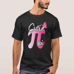 Camiseta Bonita E Engraçada, Cutie Pi Math Pie Butterfly Ad