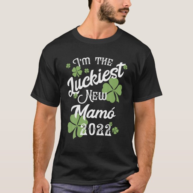 Camiseta Bonita e Mais Nova Mãe Mamo St Patricks Baby 2022 (Frente)