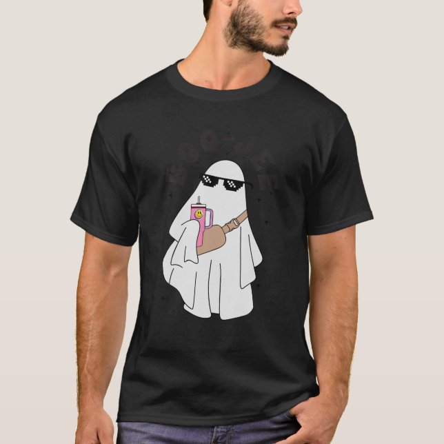 Camiseta Bonita fantasia de Halloween Boujee Boo Jee Spooky (Frente)