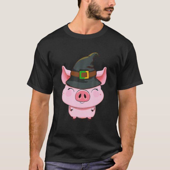 Camiseta Bonita Fazenda de Abóbora de Bruxa de Abóbora (Frente)