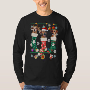 Camiseta Bonita Festa De Natal Em Sock Xmas Reindeer San