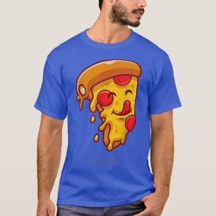 Camiseta Bonita Funny Kawaii Pepperoni Pizza Anime Mang