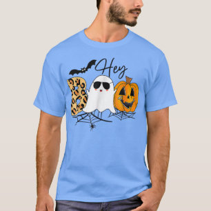 Camiseta Bonita Ghost Halloween Pumpkin Face Ei Boo Trendy